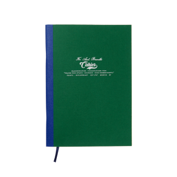 Großes Cahier in Dunkelgrün