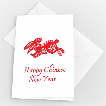 Chinesisches Neujahr, Red Rabbit, B6