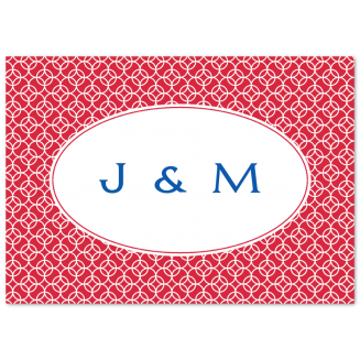 Verlobungsanzeigen "Kreise" (Klappkarten)