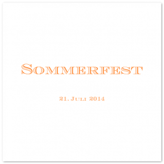 Quadratische Einladungen als Klappkarten