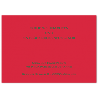 Bunte Weihnachtskarten