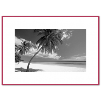 Geränderte Verlobungsanzeigen mit Foto als Klappkarten