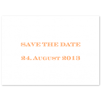 Save the Date Klappkarten