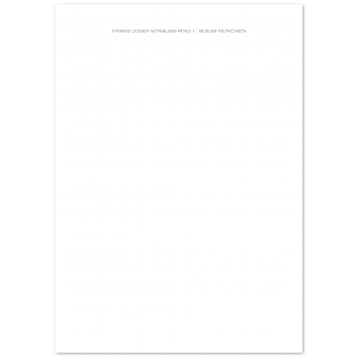 Klassisches A4 Briefpapier
