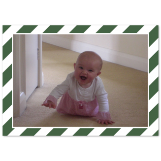 Weihnachtskarten mit Foto "Candy" (Klappkarten)