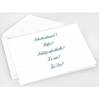 Wohin? Einladung zur Wiesn (blau)