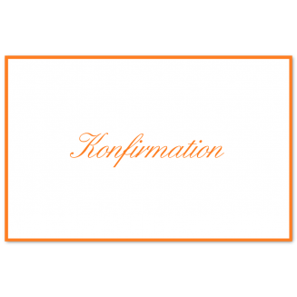 Geränderte Konfirmationseinladungen als Klappkarten