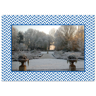 Danksagungskarten "Herringbone"