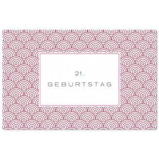 Einladungskarten "Ringe" (Klappkarten)