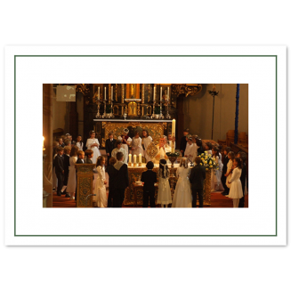 Danksagungskarten mit Foto & feinem Rahmen