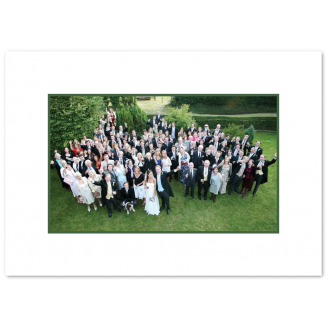 Klassische Dankeskarten zur Hochzeit mit Foto