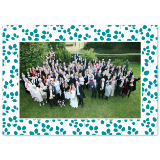 Dankeskarten zur Hochzeit "Zweige"