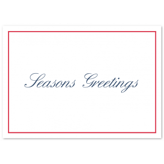 Weihnachtskarten mit feinem Rahmen (Klappkarten)