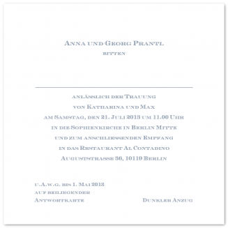 Quadratische Hochzeitseinladungen