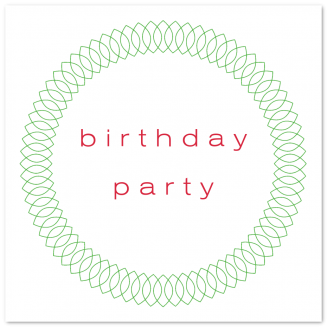 Einladungskarten "Lichthof" (Klappkarten)