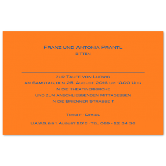 Bunte Taufeinladungen