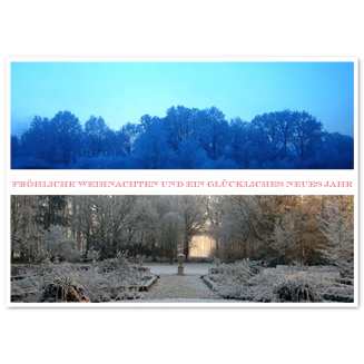 Weihnachtskarten mit Foto "Landschaft" (Klappkarten)