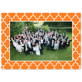 Dankeskarten zur Hochzeit "Quarterfoil"