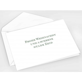 Frohe Weihnachdn und a scheene stade Zeid, B6