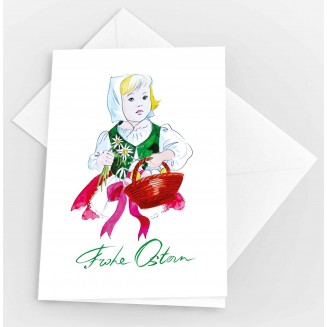 Kleines Ostermädchen, A5